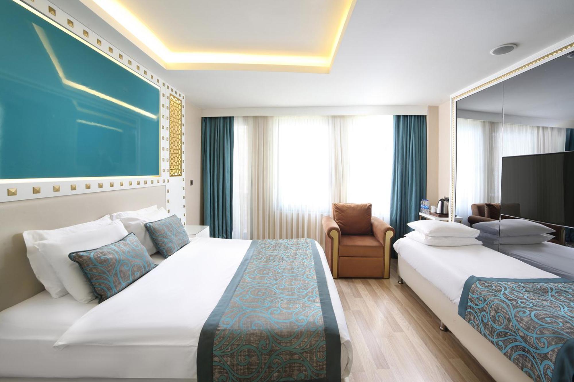 그레이트 포춘 호텔&스파 이스탄불 외부 사진 A room at the hotel